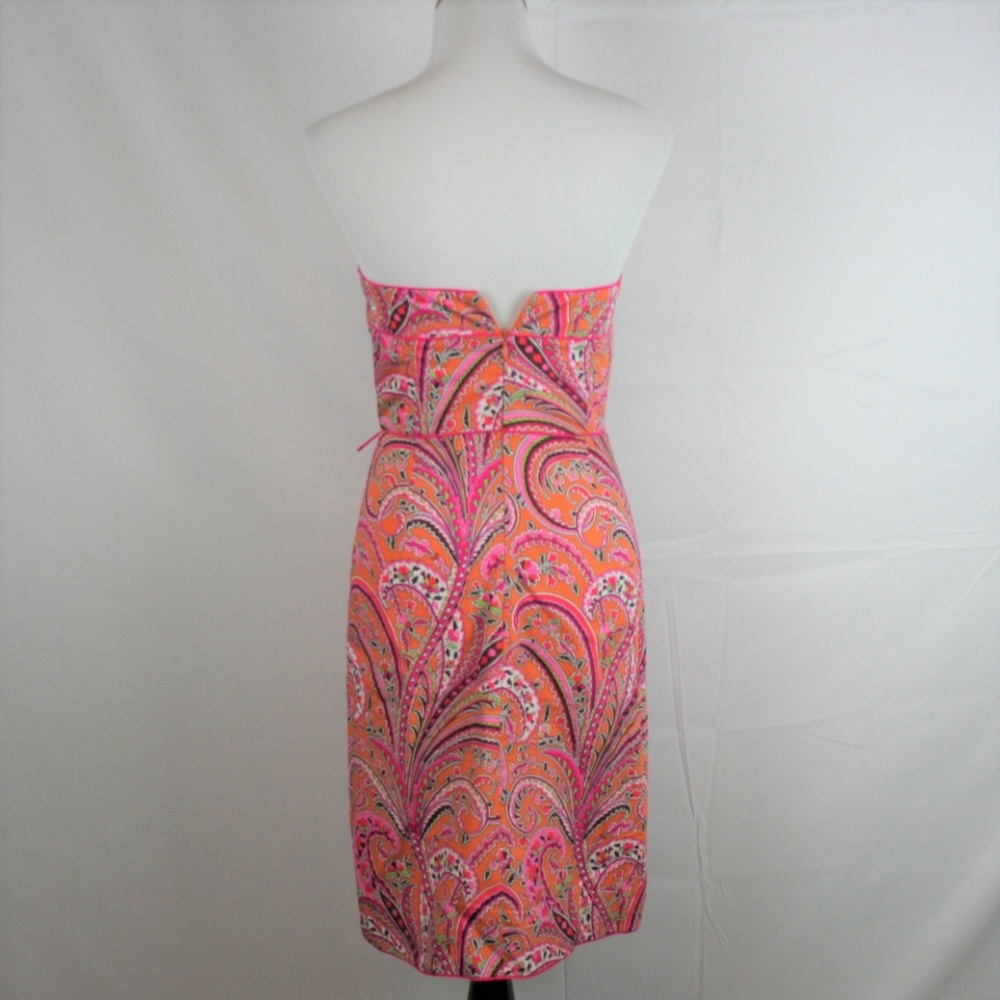 J. Crew Classic Strapless Multicolored Print - Picture 8 of 8